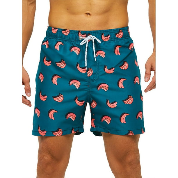 Mesh Quick-Dry Classic Comfortable Fashion Mens Printed Beach Pants Swim Trunks Shorts 